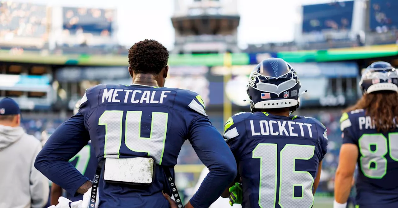 Seahawks receivers DK Metcalf, Tyler Lockett sit out Wednesday practice for Jets game