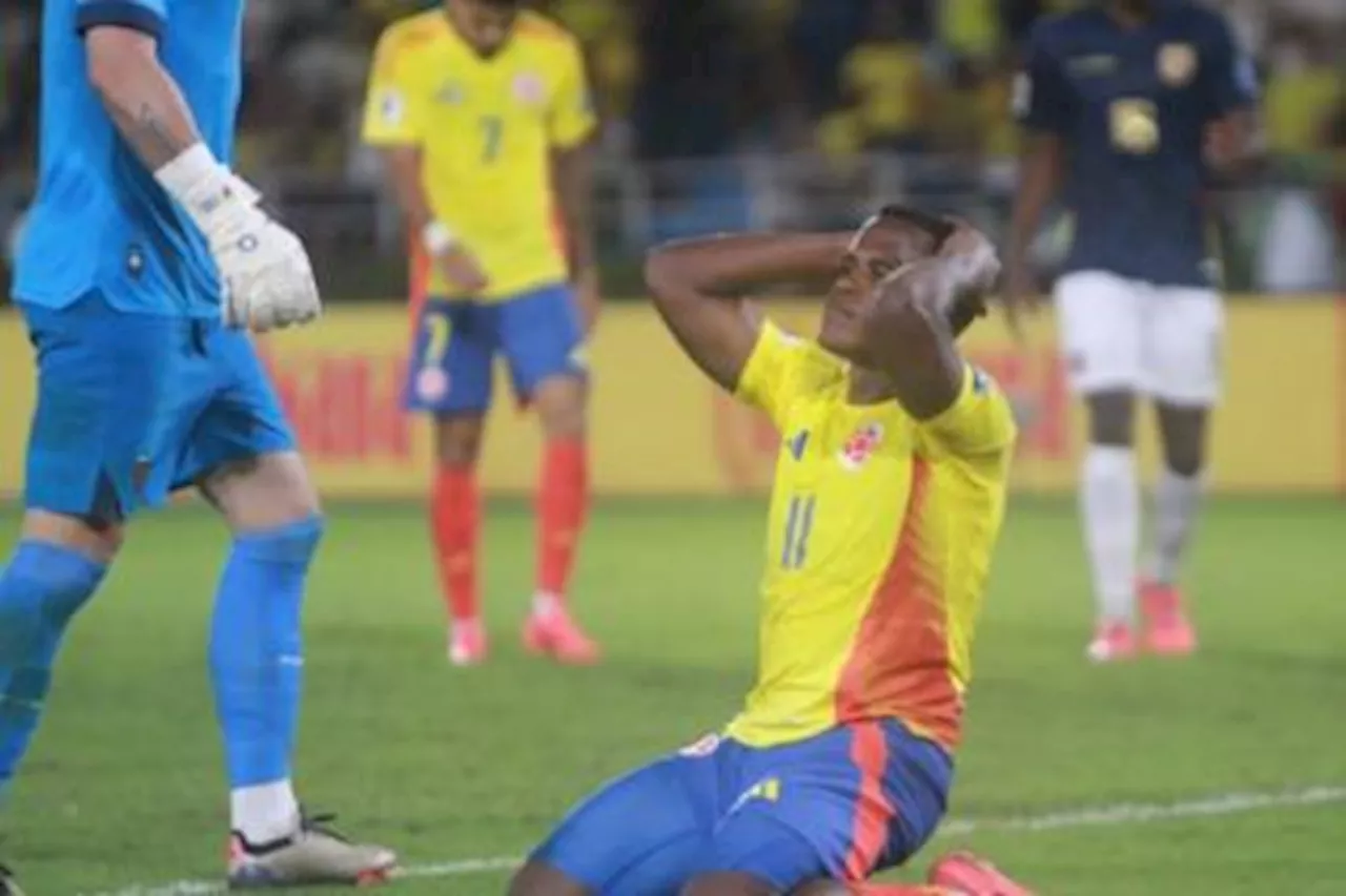 Factura de derrotas en Eliminatorias: Colombia cae en ranking FIFA