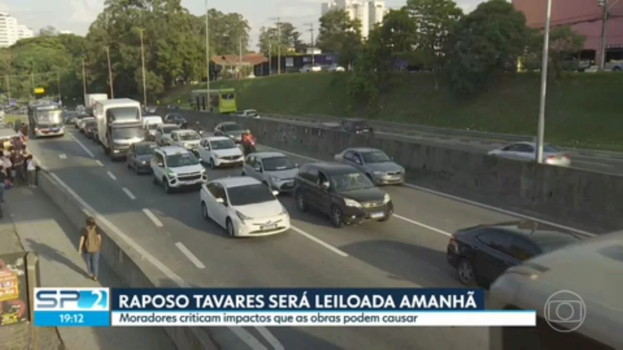 Leilão de Trecho da Rodovia Raposo Tavares em São Paulo