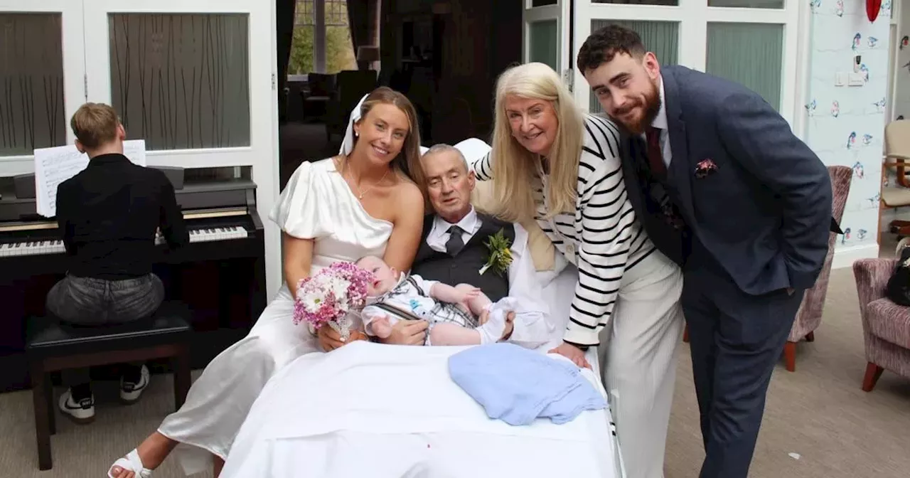 Cumbernauld dad gives daughter away at hospice wedding days before he died