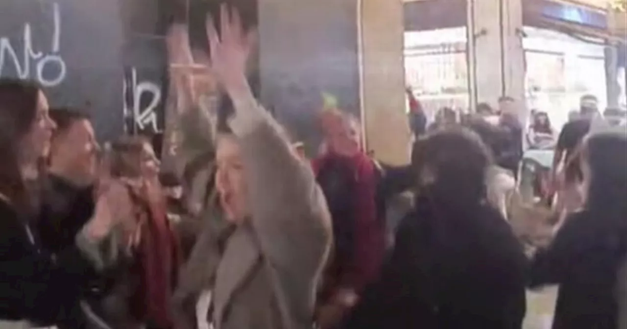 Spontaneous Glasgow street boogie breaks out in chaotic clip on Buchanan Street