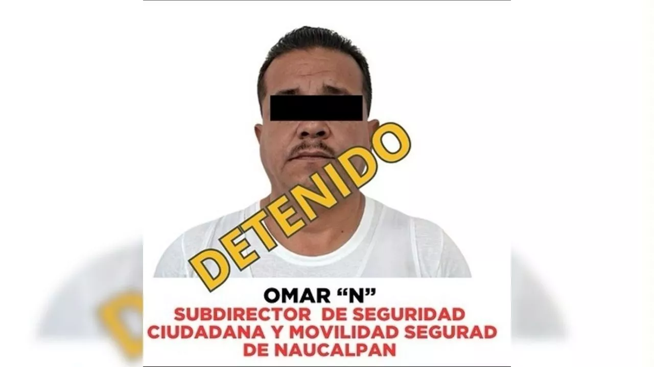 Vinculan a proceso a Omar 'N', exmando policiaco de Naucalpan detenido en 'Operativo Enjambre'