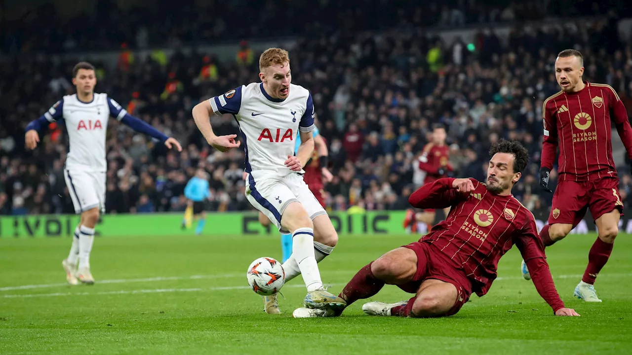 Mats Hummels rettet Roma gegen Tottenham und Manchester United siegt in Europa League