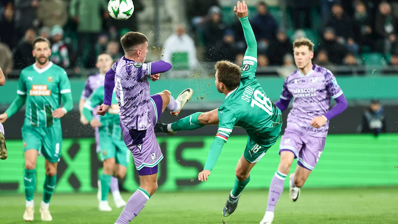 Rapid Gibt Punktverlust durch Ungerechtigkeit im Heimspiel gegen Shamrock Rovers