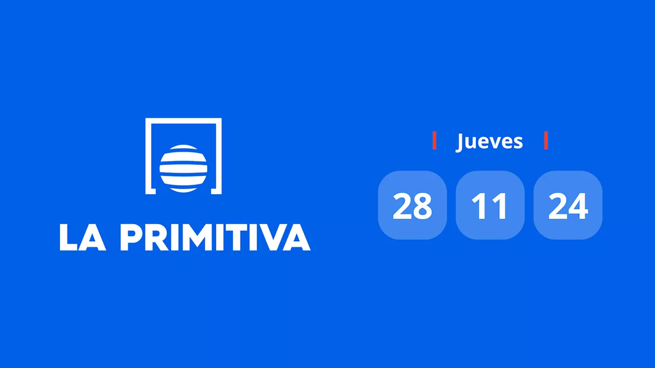 Resultado de La Primitiva: comprobar número hoy jueves 28 de noviembre de 2024