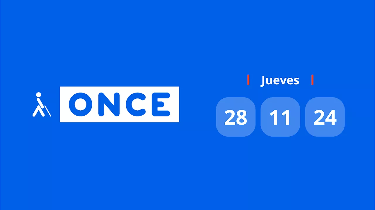 Resultado ONCE: comprobar número hoy jueves 28 de noviembre de 2024