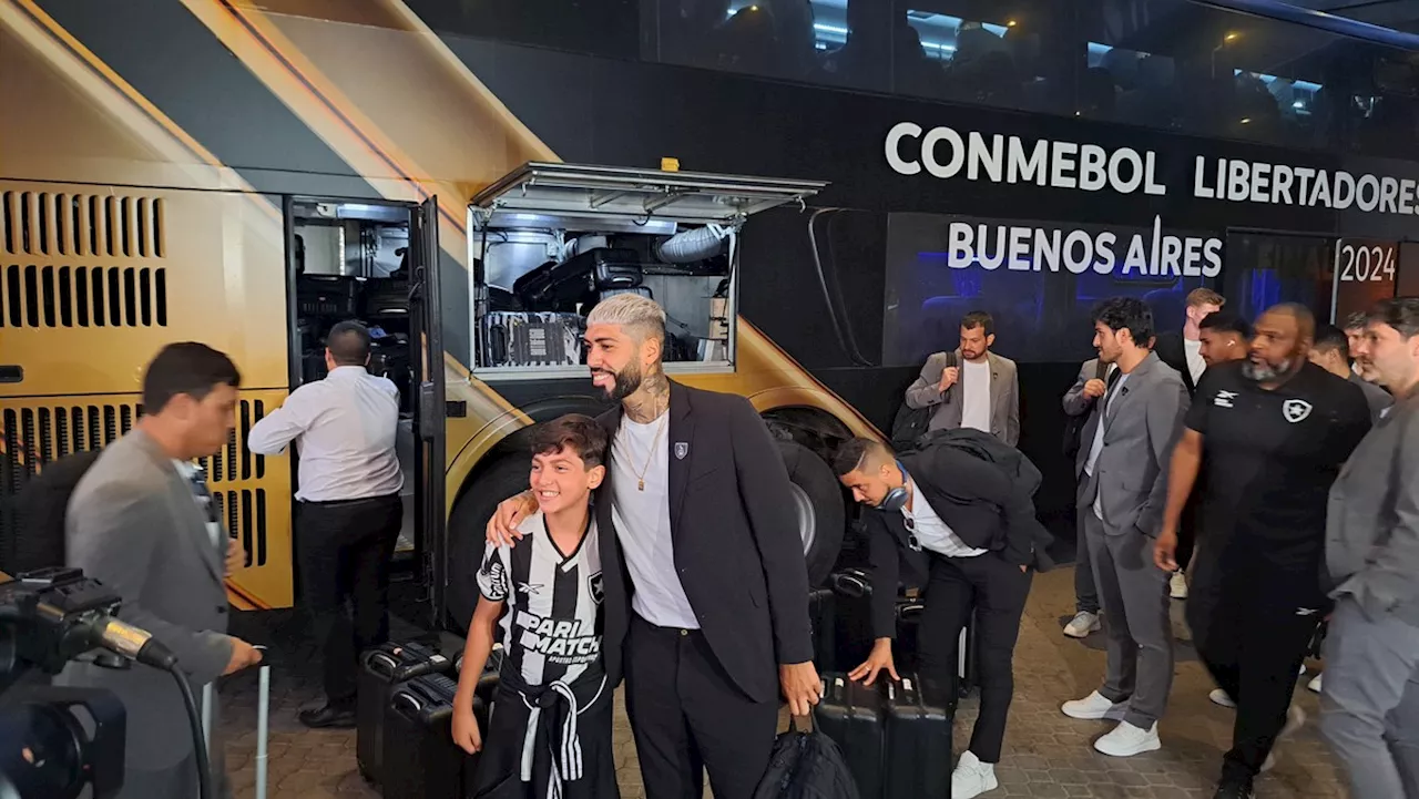 Botafogo Chega à Argentina Para a Final da Libertadores