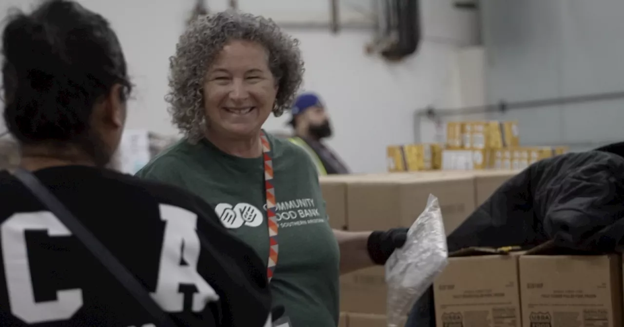 Thanksgiving Eve rush to put meals on plates at the Community Food Bank