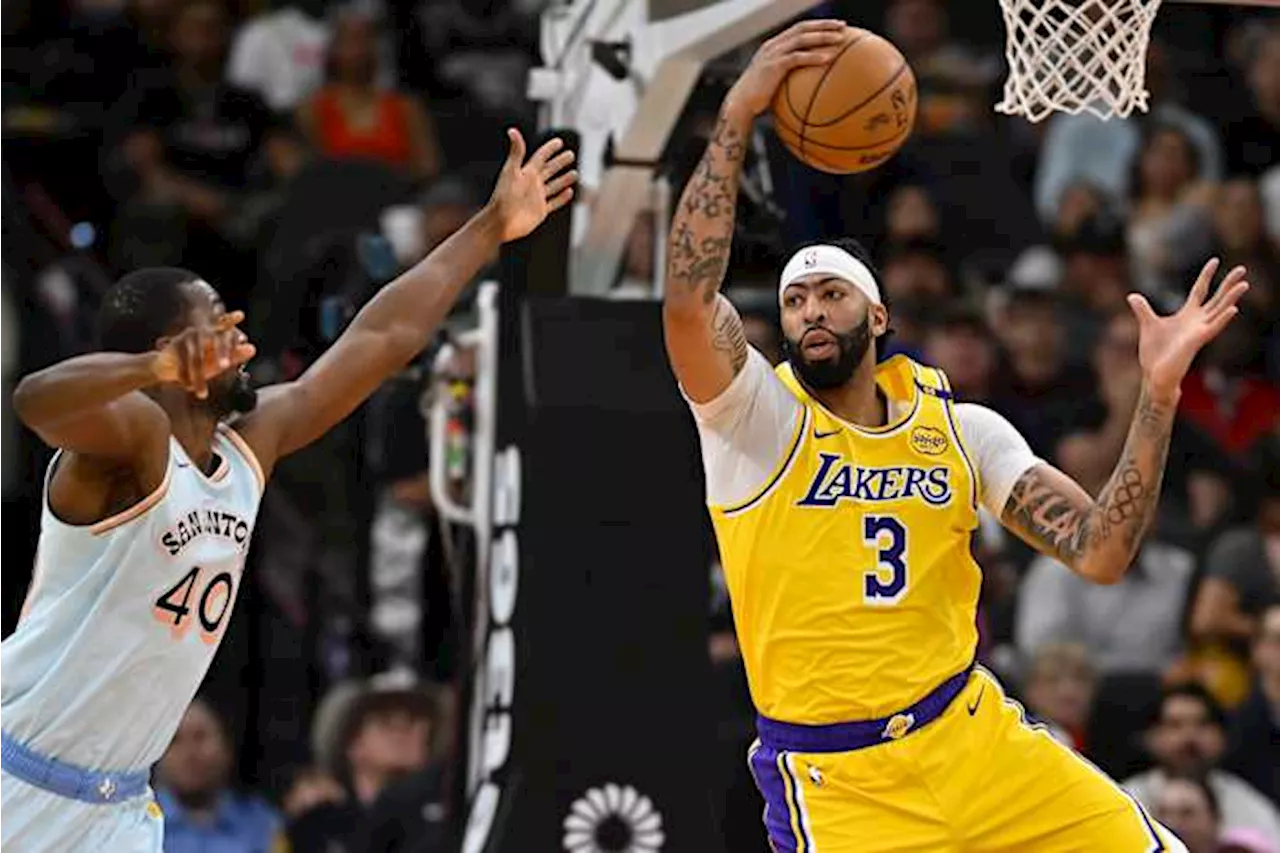 Davis and James power the Lakers past Wembanyama and the Spurs 119-101