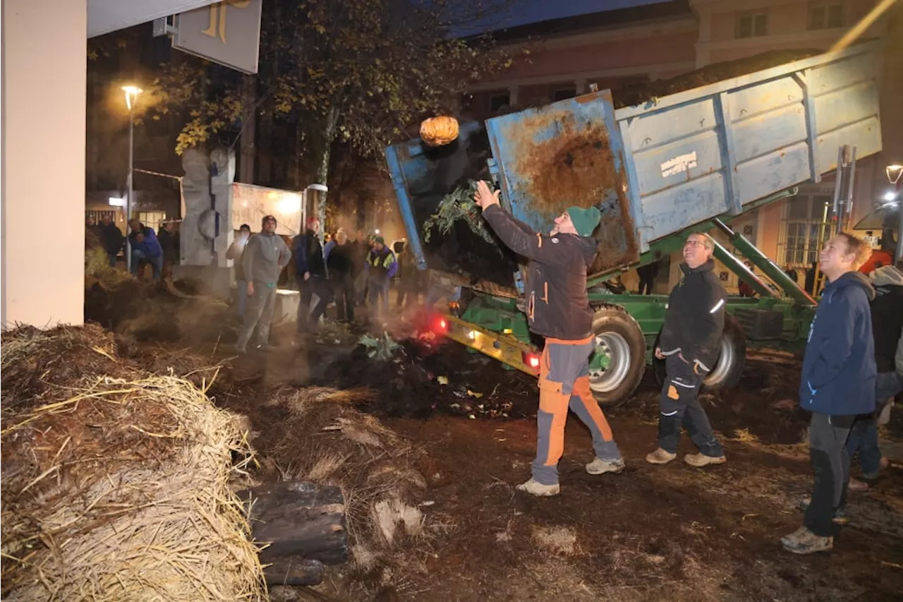 Mobilisation agricole: des manifestations tumultueuses à Digne-les-Bains