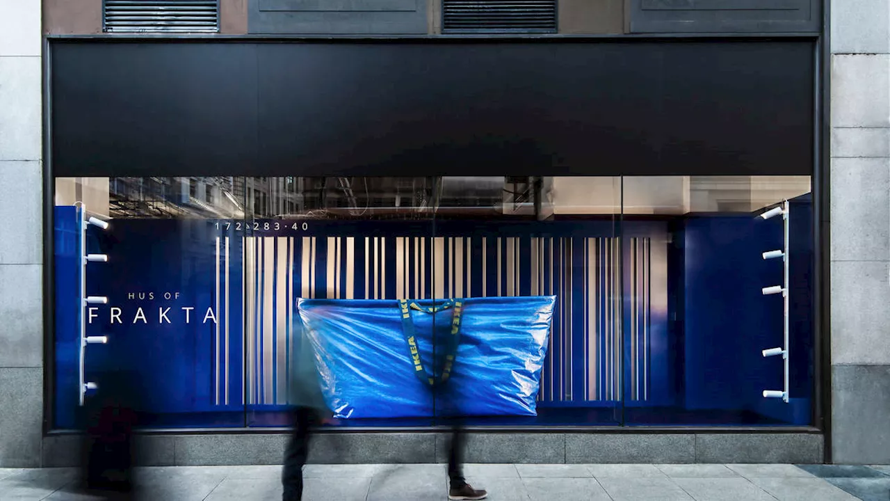 Ikea opens pop-up dedicated to blue carrier bag on London’s Oxford Street