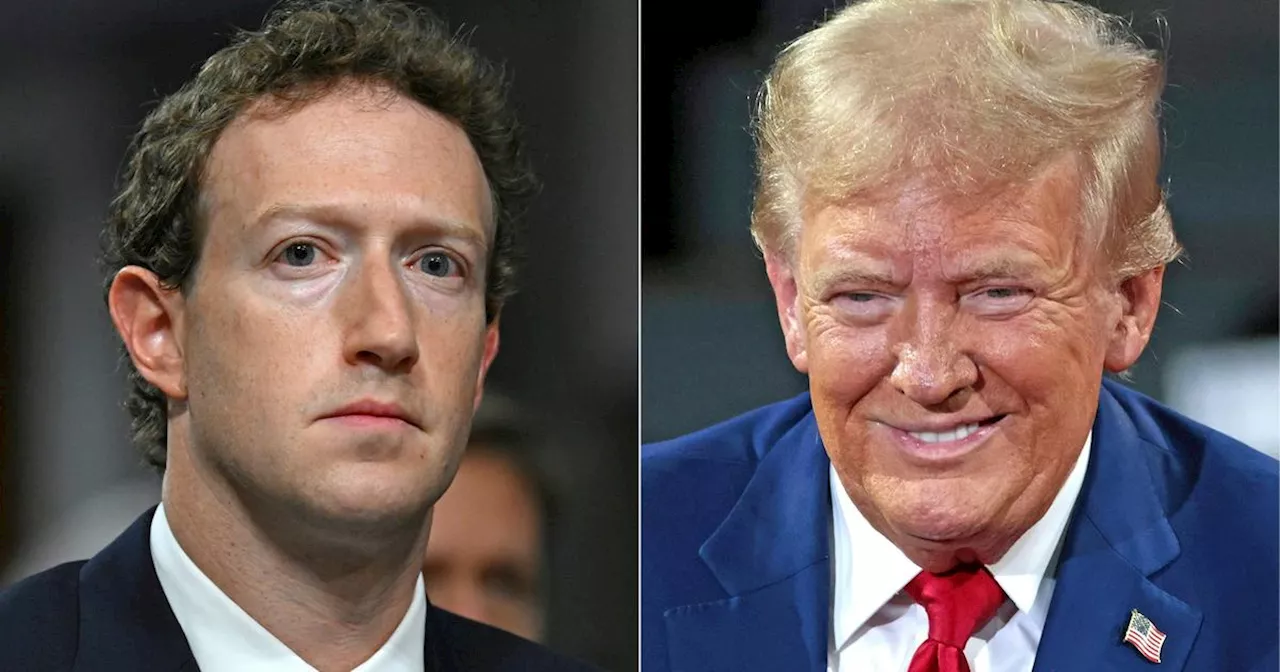 Le patron de Meta Mark Zuckerberg a dîné avec Donald Trump à Mar-a-Lago