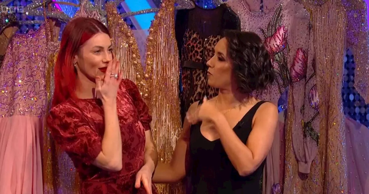 BBC Strictly star Dianne Buswell spits on Janette Manrara during live blunder