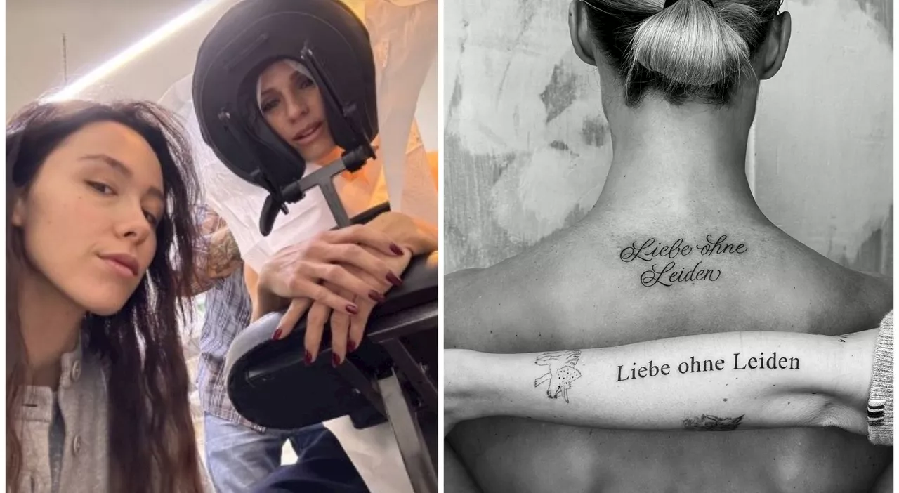 Michelle Hunziker Ve Kızı Aurora Ramazzotti Ayni Tatuajla Birlikte Taşır