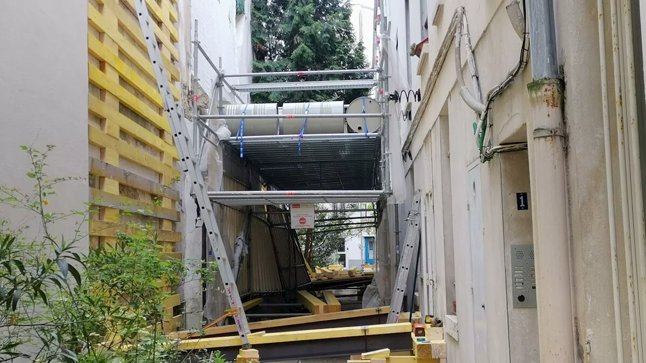 Paris : Un tunnel installé pour sécuriser les habitations après l'effondrement du mur