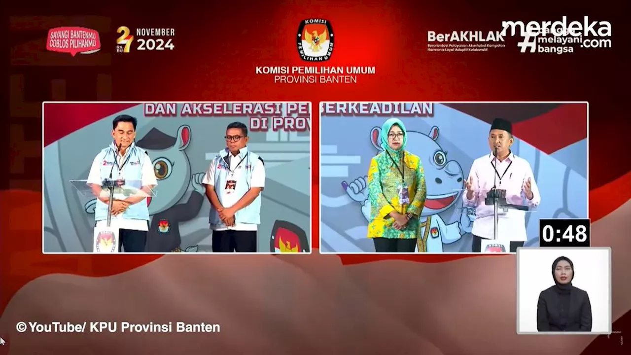 Hasil Quick Count Terkini Pilkada Banten: Andra-Dimyati Unggul dari Airin-Ade