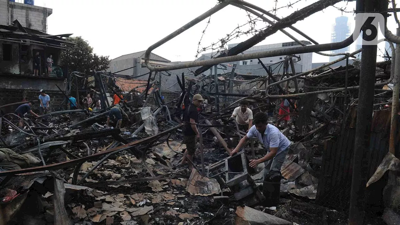 Kebakaran di Tanah Abang, 18 Kepala Keluarga Kehilangan Tempat Tinggal