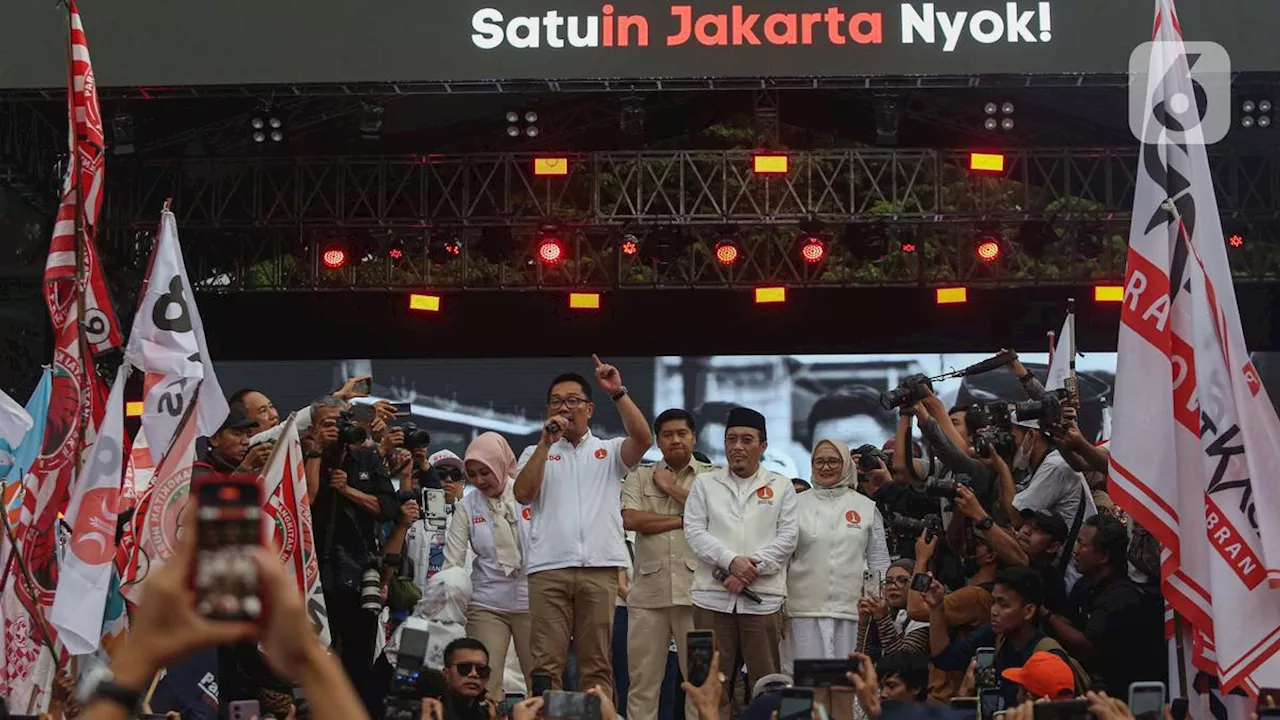 LSI Denny JA: Ridwan Kamil-Suswono Perlu Kerja Ekstra Keras Jika Pilkada Jakarta 2 Putaran