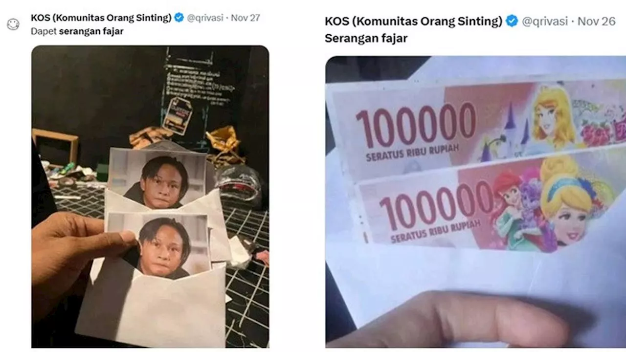 Serangan Fajar Pilkada 2024 Bikin Tepuk Jidat, Netizen Berikan Foto Fajar Sad Boy