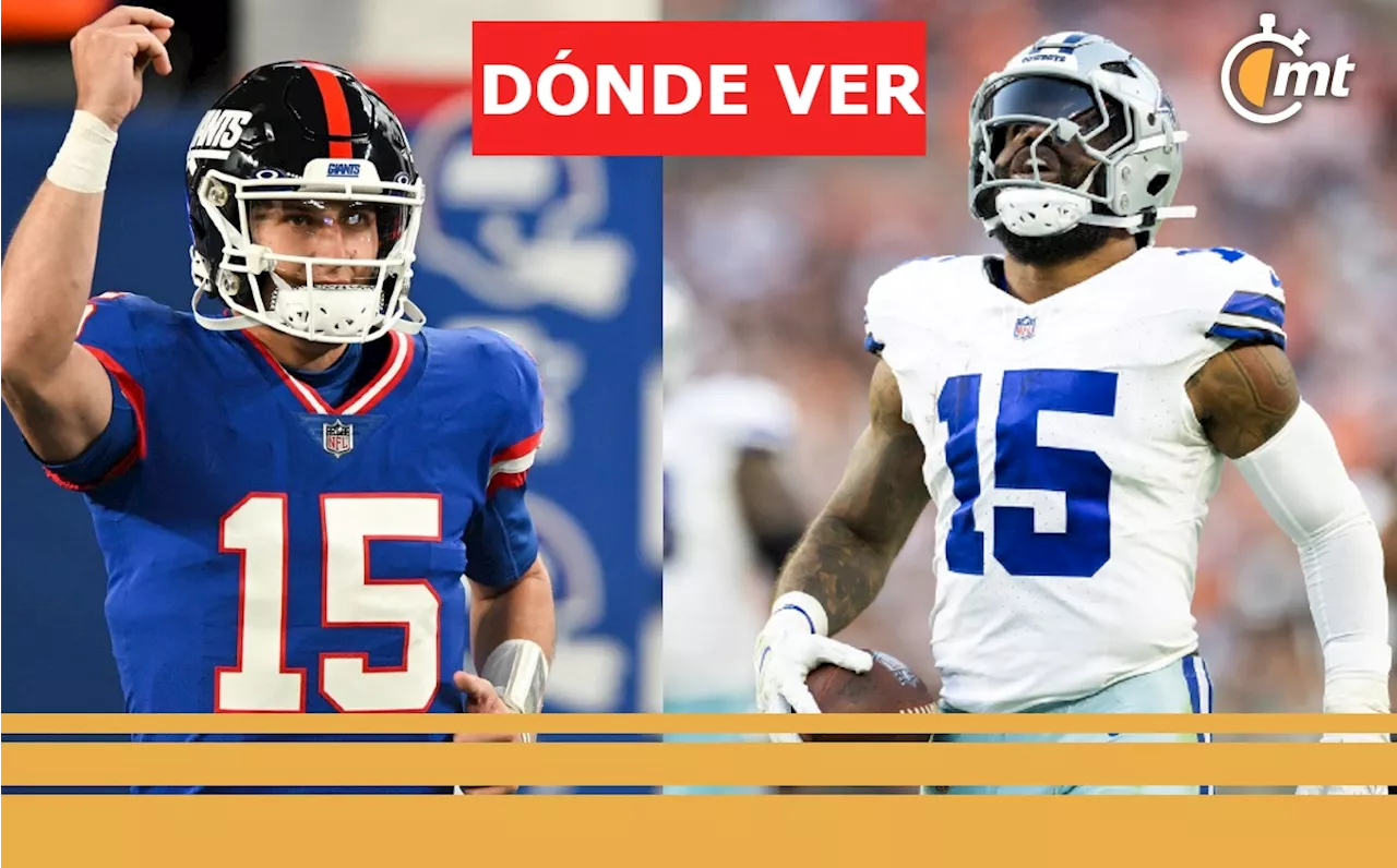 Dallas Cowboys vs New York Giants: ¿A qué hora y dónde ver EN VIVO partido de Día de Acción de Gracias?