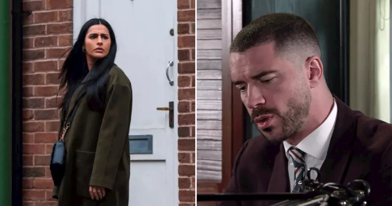 Alya makes dating discovery about Adam in Coronation Street