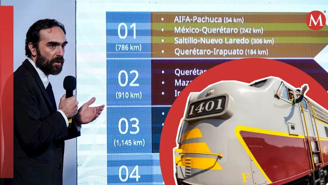 En 4 fases e inicia en 2025; así es el plan para regresar los trenes de pasajeros a México