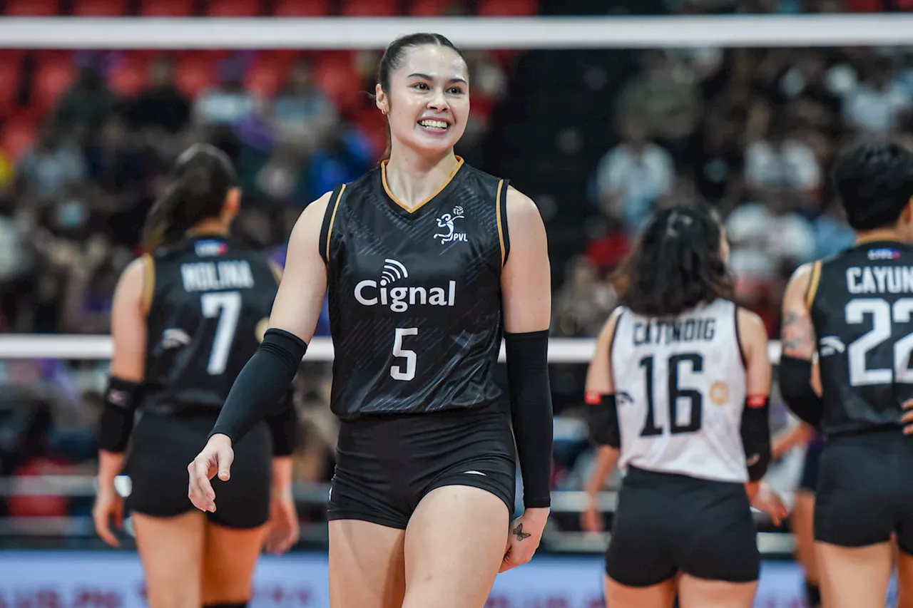 Cignal Dominates Choco Mucho in Premier Volleyball League