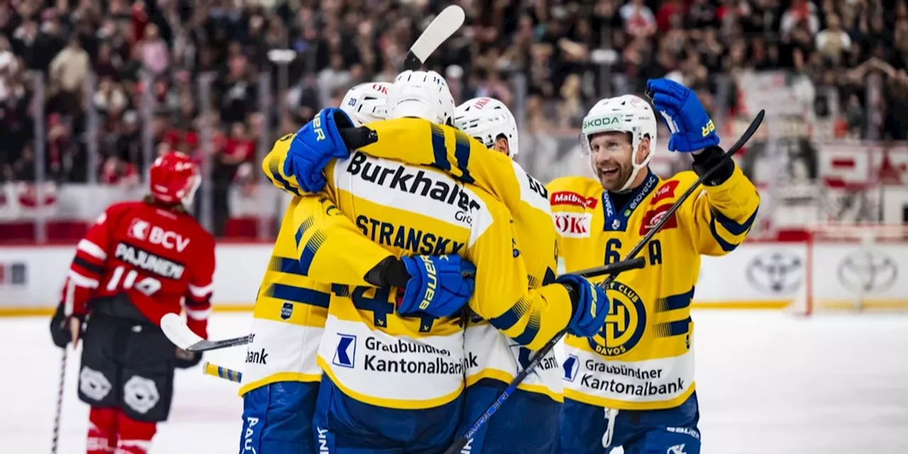 HC Davos siegt in Lausanne dank zwei Shorthandern innert 13 Sekunden