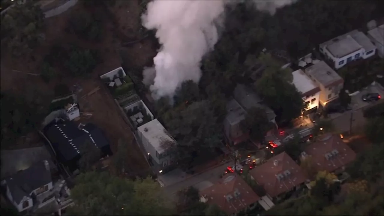 1 person found dead following house fire in Hollywood Hills