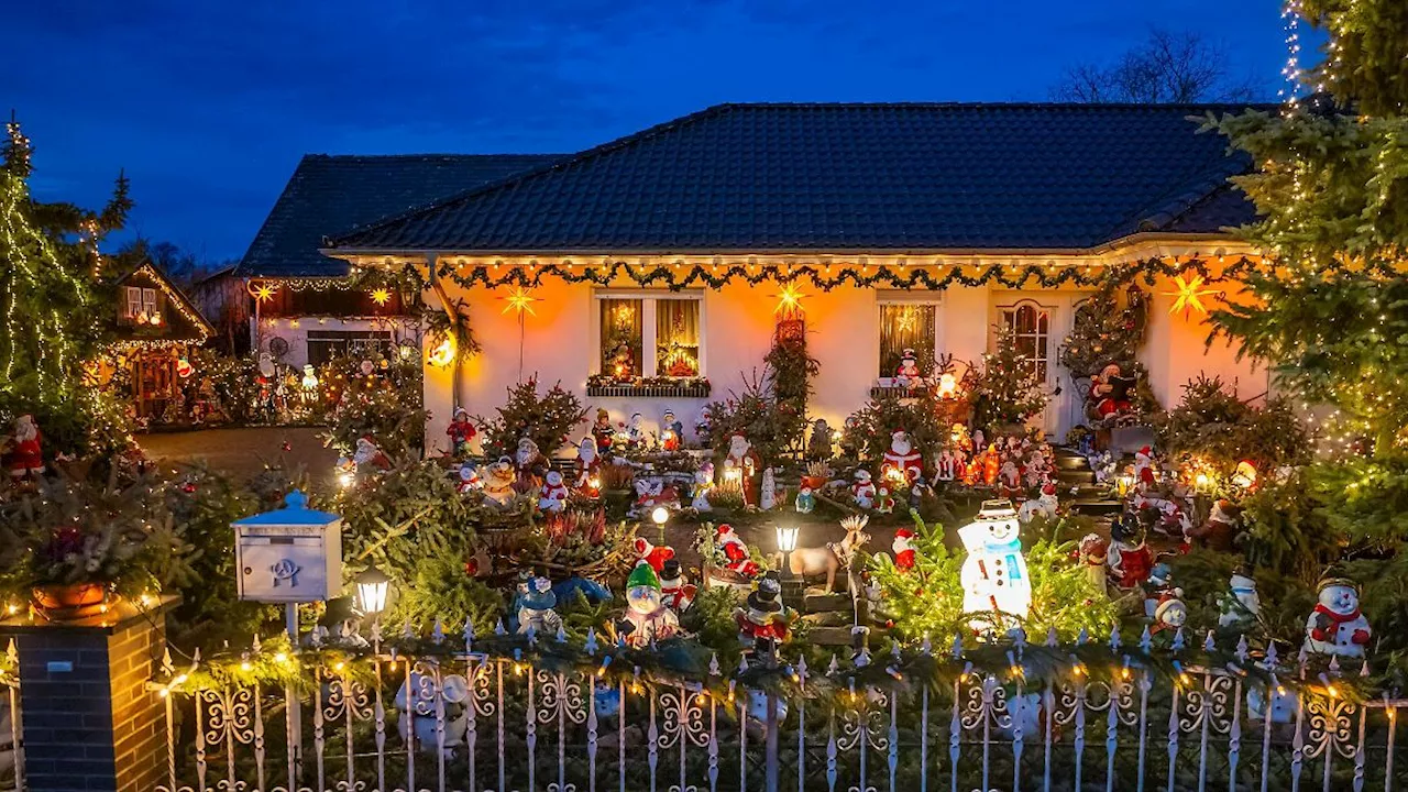 Berlin & Brandenburg: Erste Weihnachtshäuser in Brandenburg leuchten schon