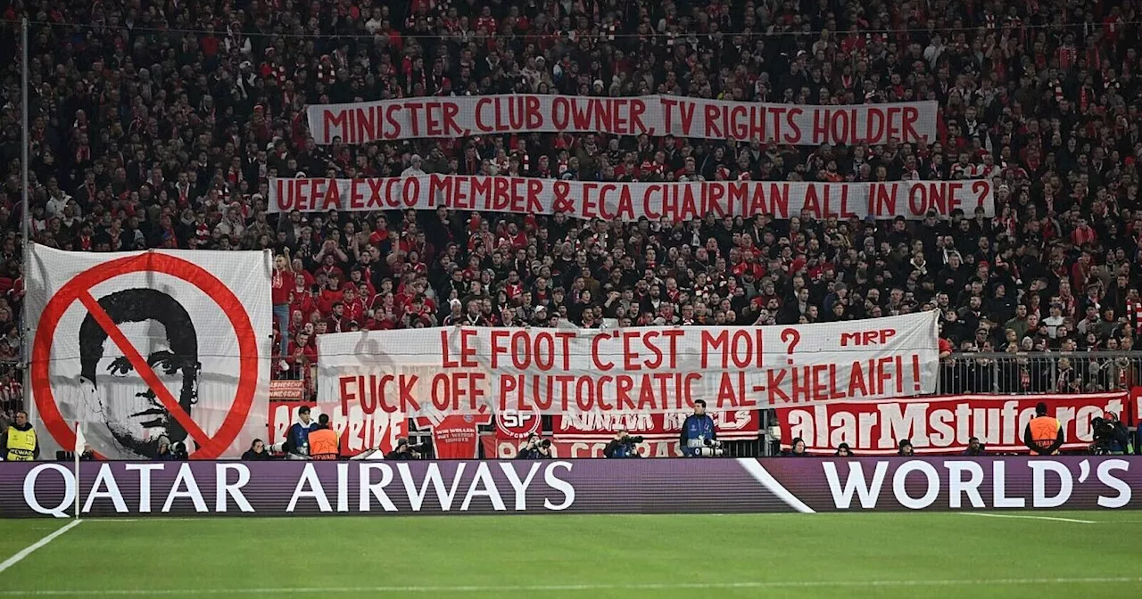 FC Bayern entschuldigt sich bei PSG-Boss für Fan-Plakate