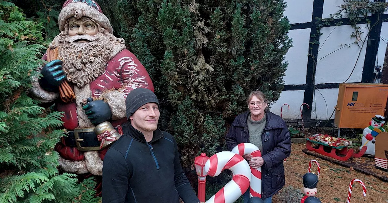 Mehr als 100.000 Lämpchen erstrahlen Weihnachtshaus in der Nähe von Steinheim