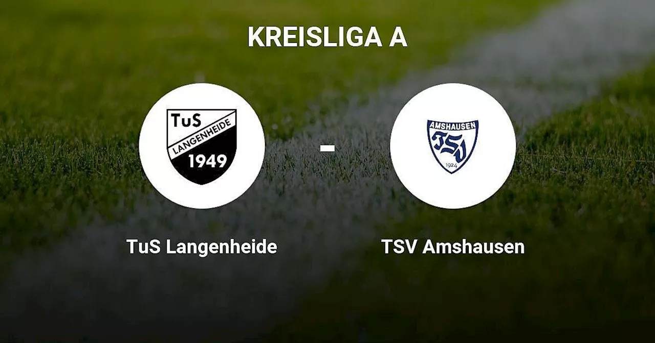 TSV Amshausen ergibt sich dem TuS Langenheide