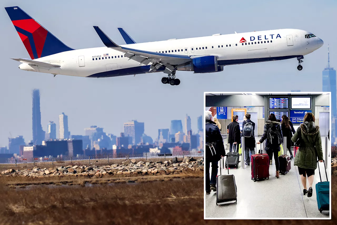 Female stowaway found on Delta flight to Paris after sneaking past multiple JFK security checkpoints in NYC