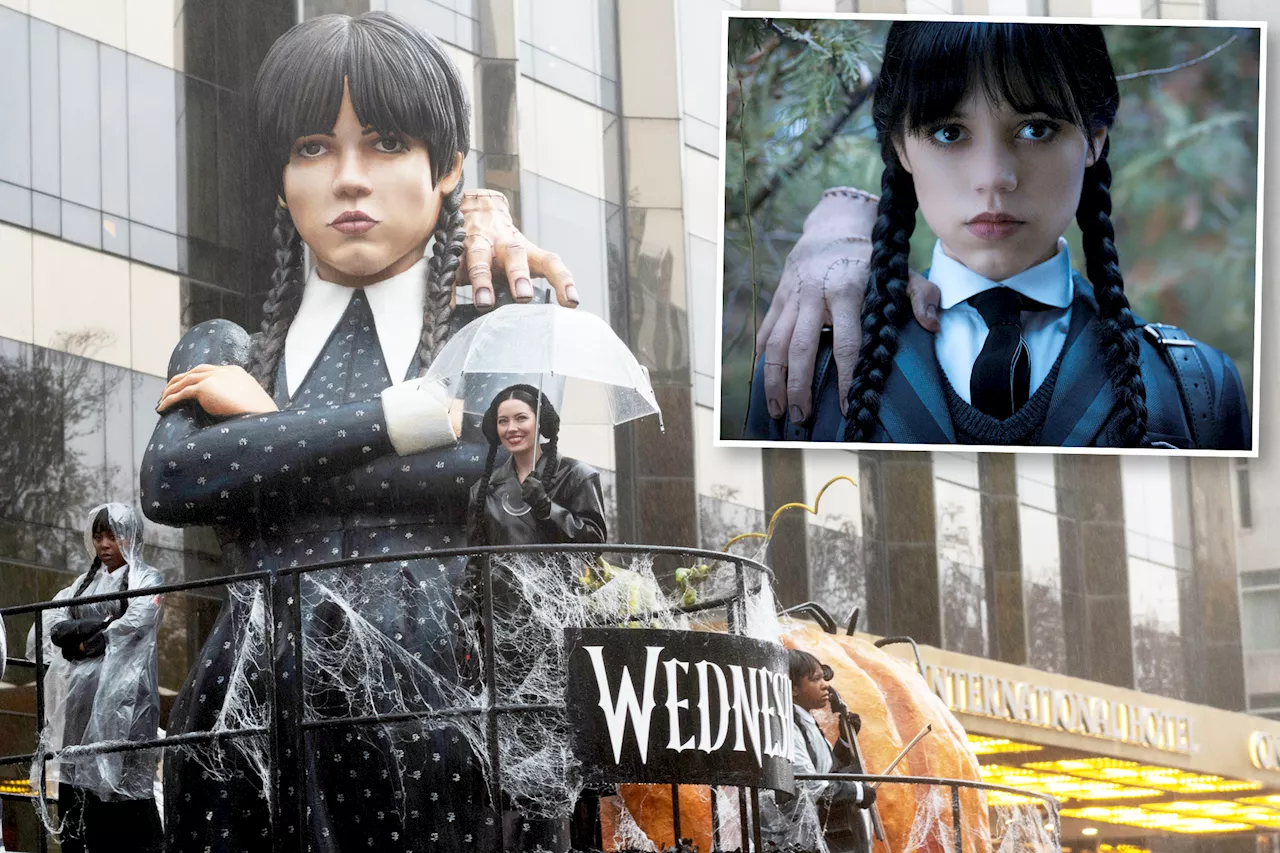 Netflix trolled over 'weird' Wednesday Addams float at Macy's Thanksgiving Parade: 'More like Thursday'