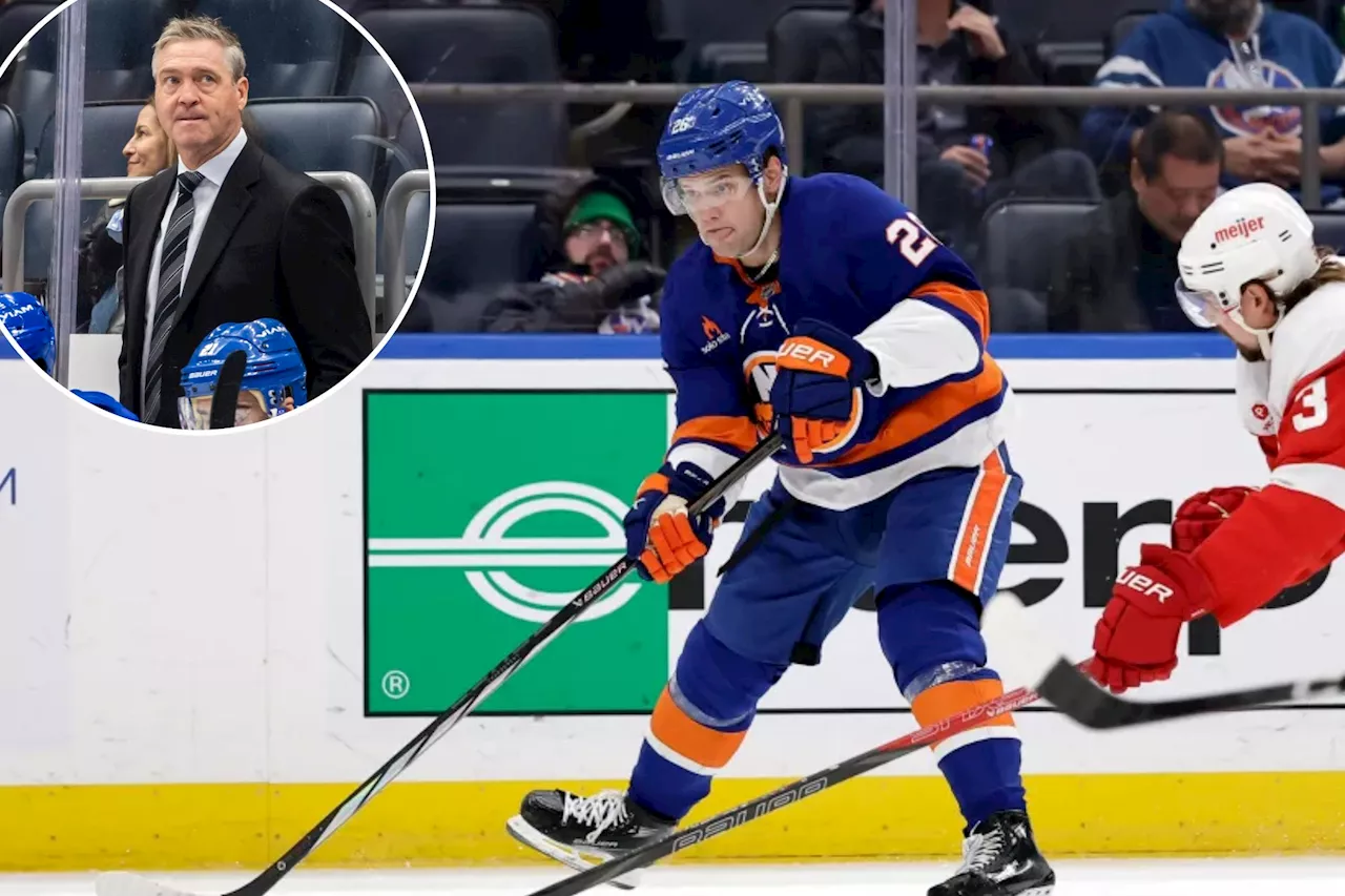 Oliver Wahlstrom is exhausting Patrick Roy with his Islanders chances running out