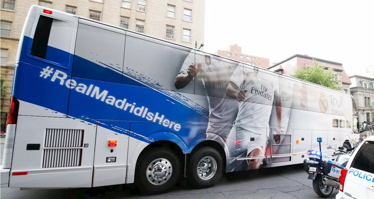 Le bus du Real Madrid a eu un accident en Angleterre !