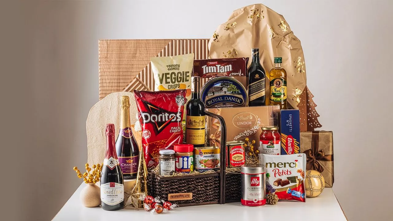 Share the Christmas joy with these highly-curated gift baskets from The Marketplace