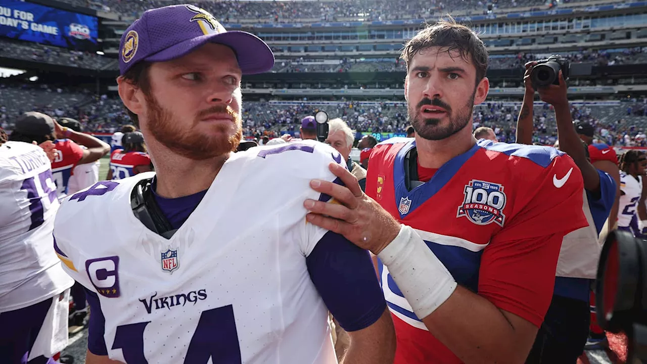 Sam Darnold Reacts to Vikings Signing Former Giants QB Daniel Jones