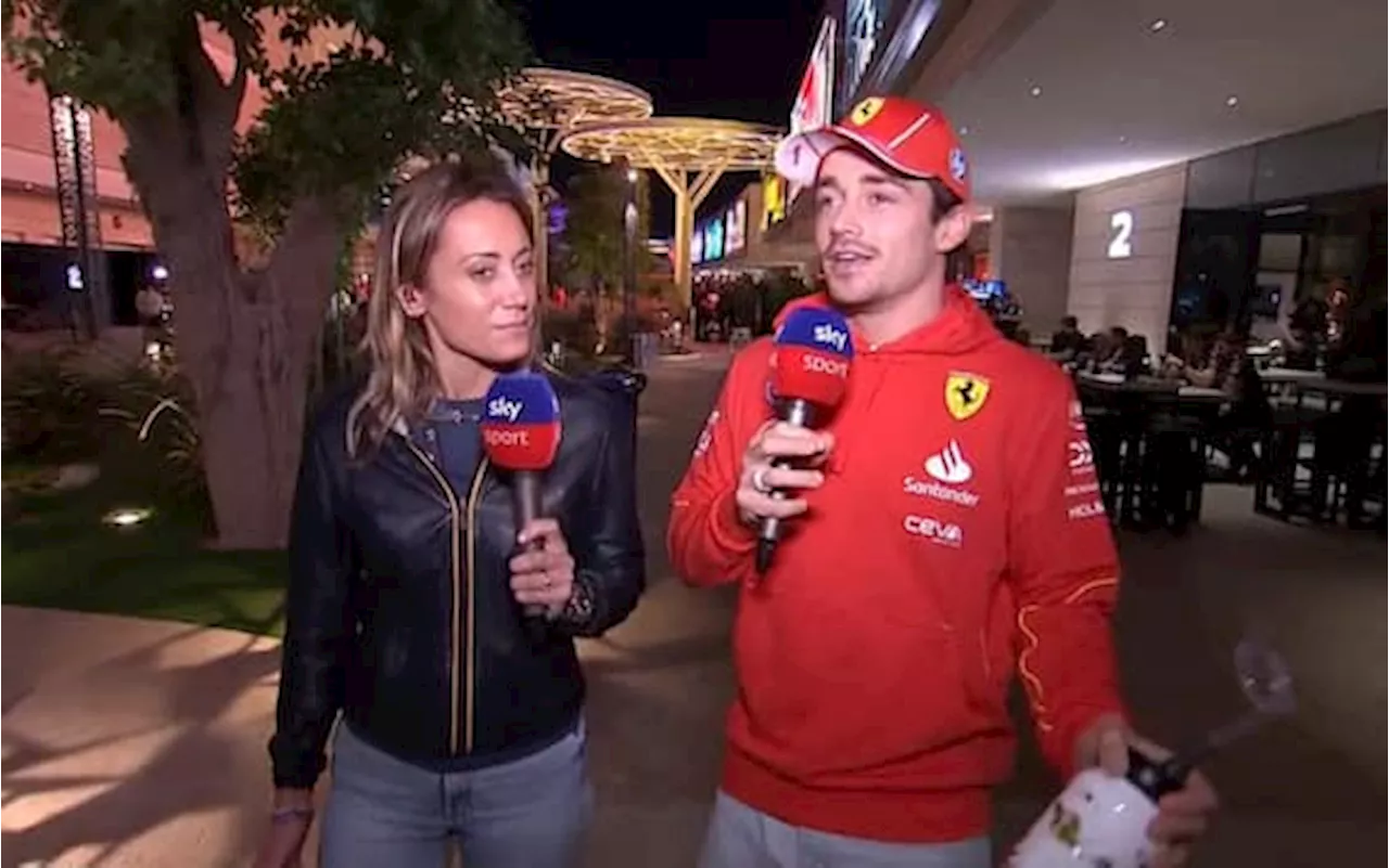 F1, Leclerc a Sky: 'Tutto ok con Sainz, super motivati per la lotta al titolo Costruttori'