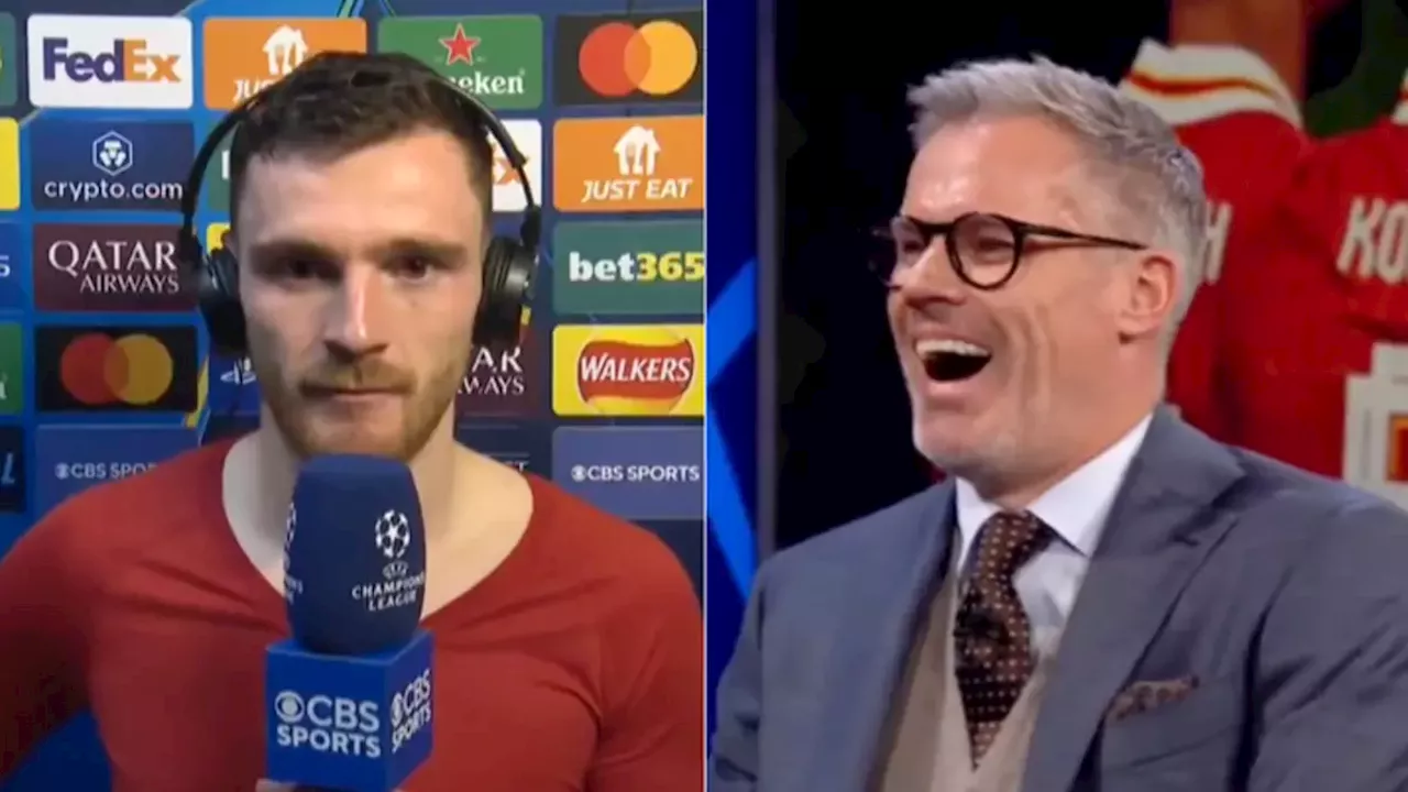 Andy Robertson tells CBS Sports what Liverpool players think of Jamie Carragher after Mo Salah controversy