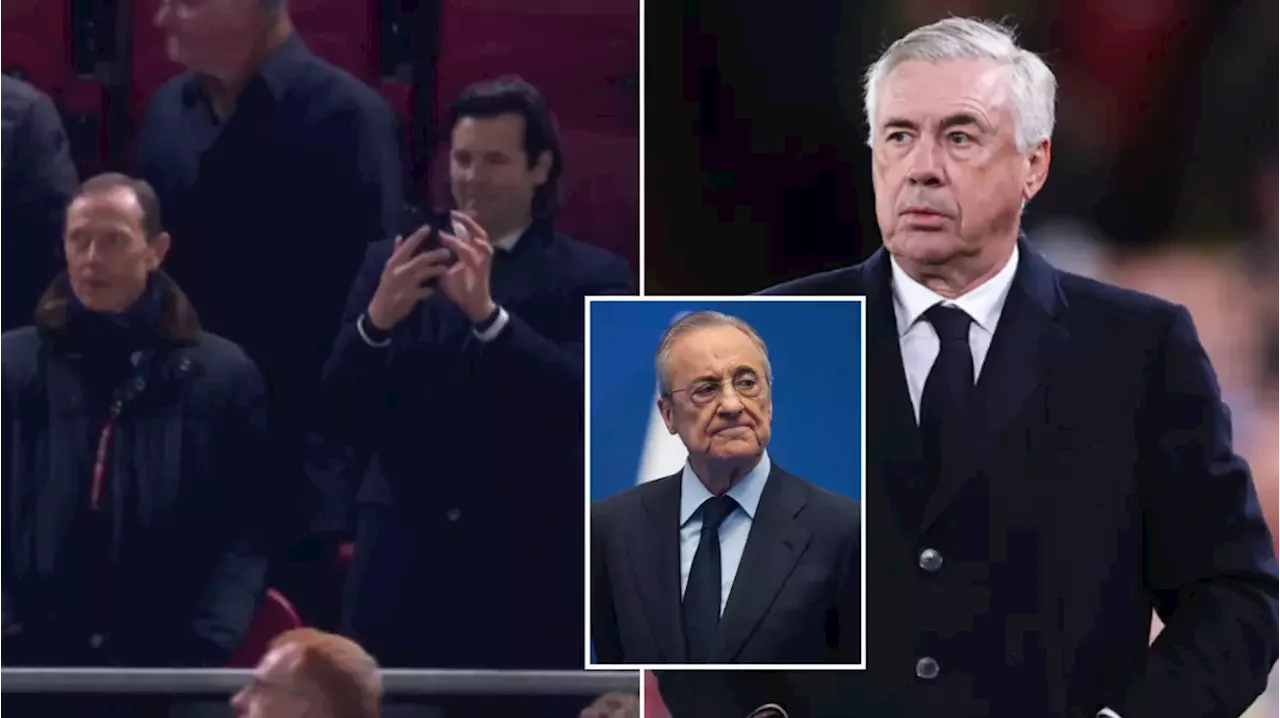 Real Madrid have 'chosen' Carlo Ancelotti's replacement after Liverpool defeat as manager spotted at Anfield