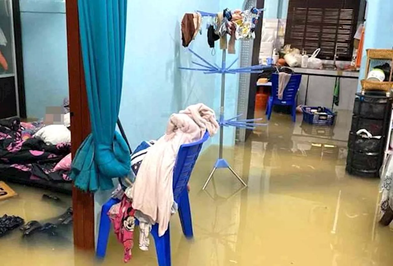 Family trapped in flooded Rantau Panjang home pleads for urgent rescue