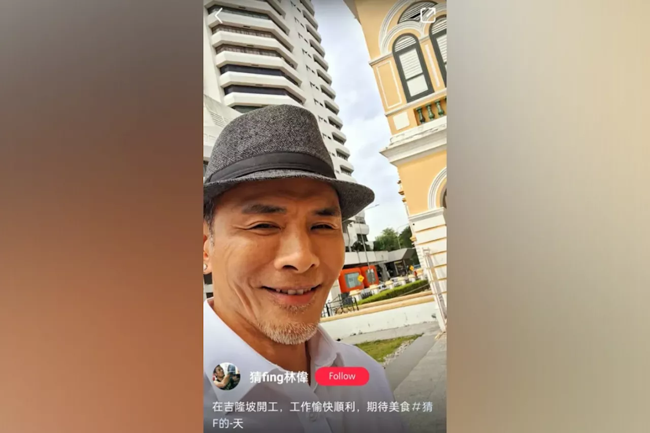 Hong Kong Actor Vincent Wai Lam Excited to Film and Eat in Malaysia