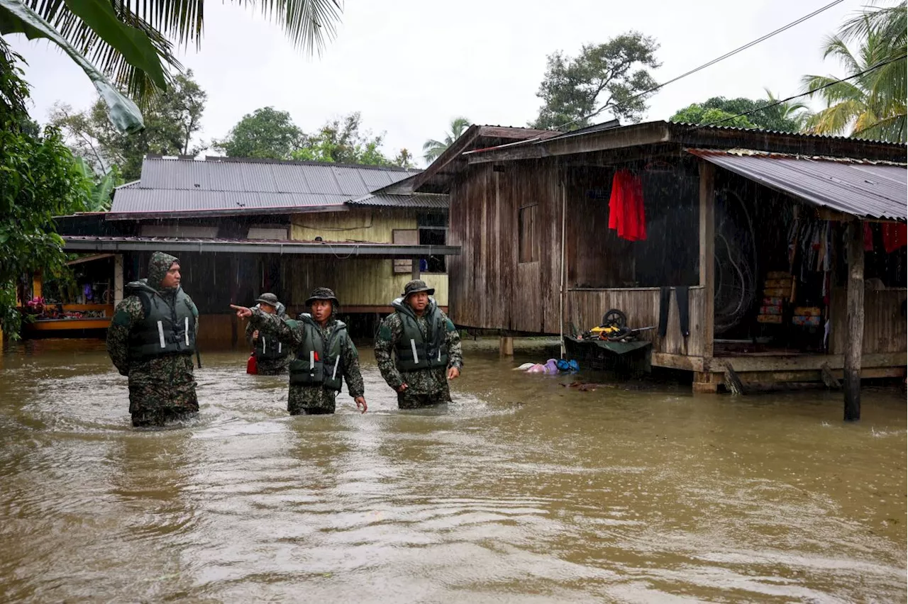 Sharp Rise in Flood Victims in Kelantan and Terengganu