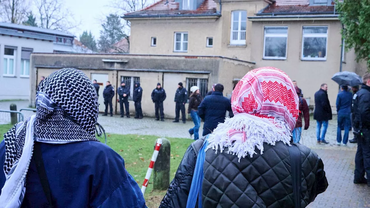 Nahost-Konflikt: Propalästinensische Proteste an FU Berlin