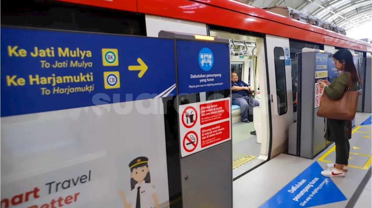 Penumpang Makin Penuh, LRT Jabodebek dan KAI Wisata Buka Keran Cuan dari Iklan