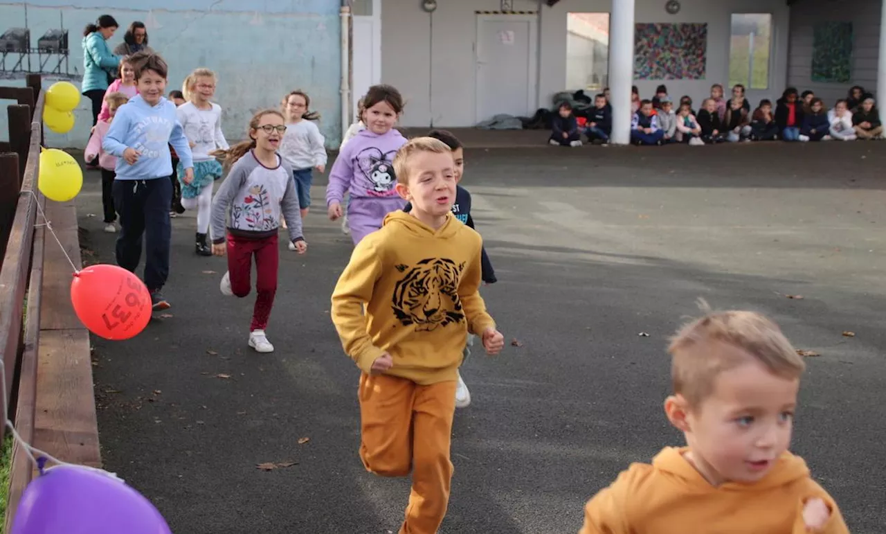 Épargnes : les petits écoliers de maternelle ont couru pour le Téléthon