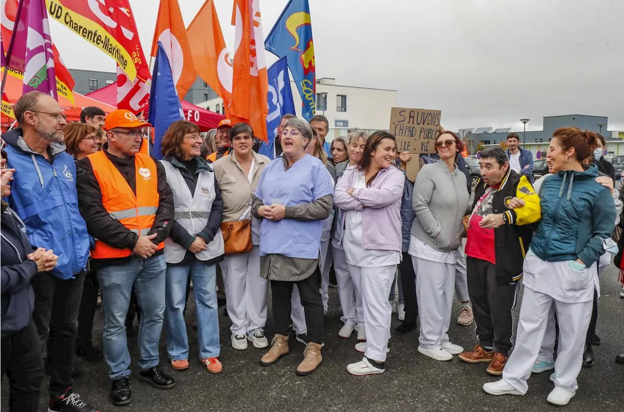 Le Fief en a marre : À La Rochelle, les personnels du pôle gériatrique en grève