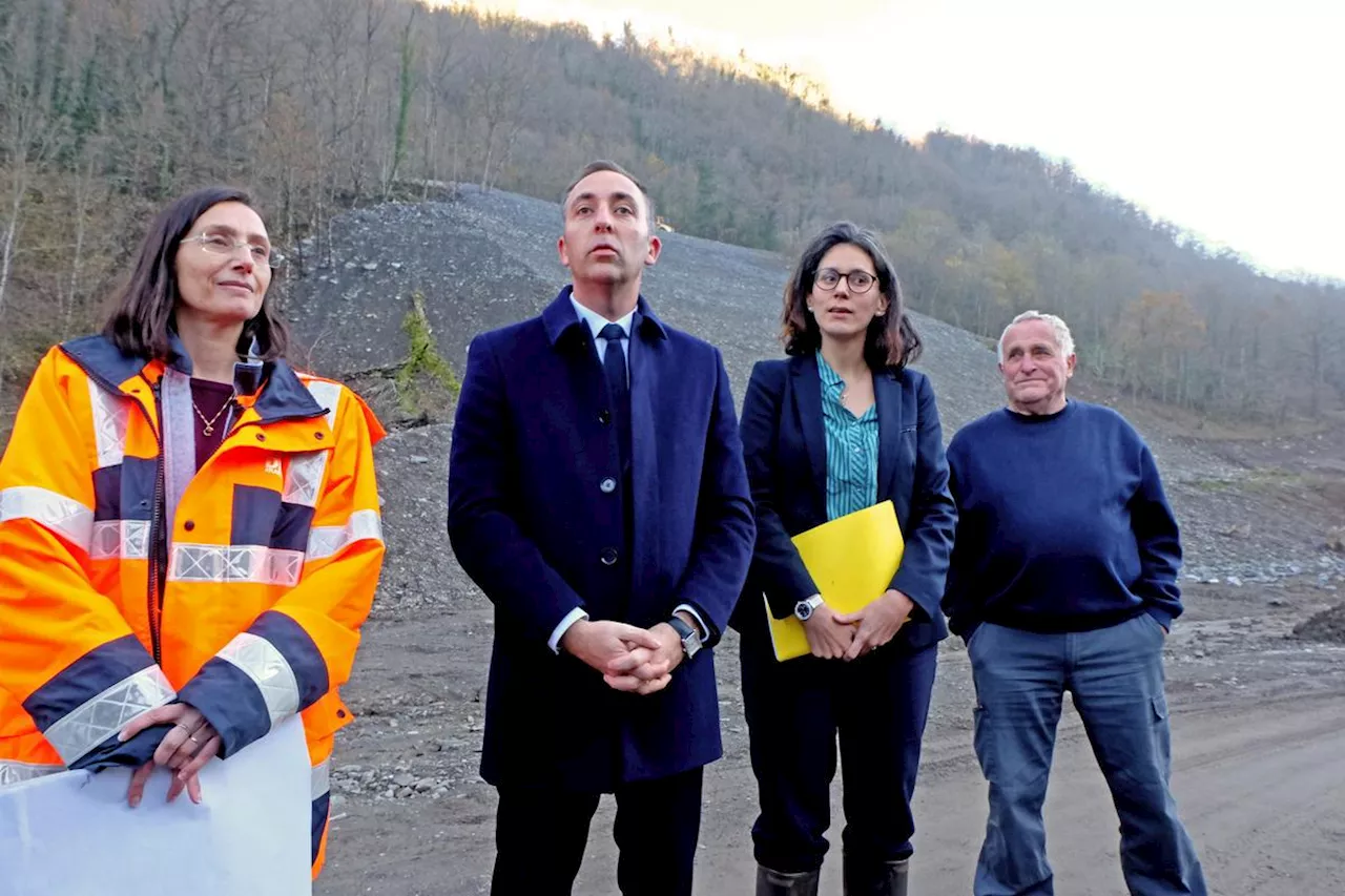 Pyrénées : la RN 134 rouvrira le 20 décembre, trois mois après le glissement de terrain